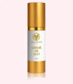 Crème de Nuit Régénérante Velvéas Paris 50ml - Flacon pompe doré soin visage nuit